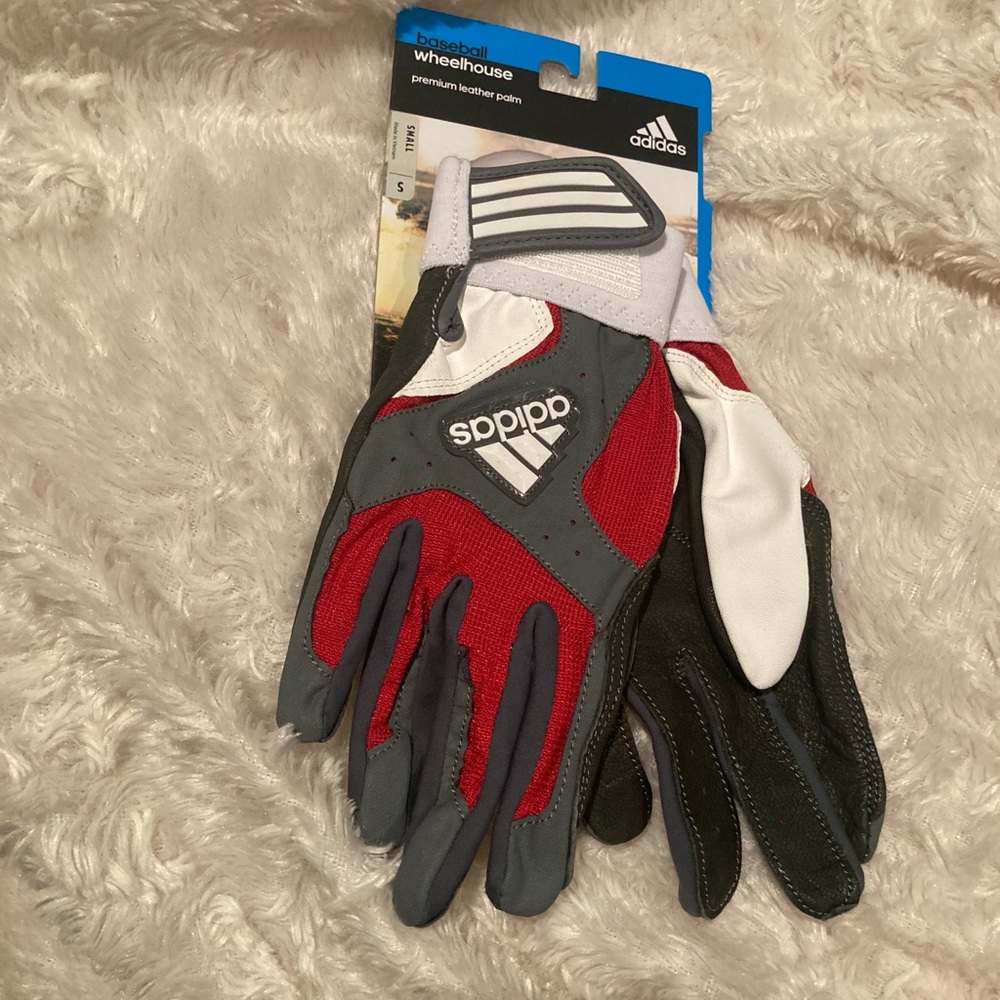 Adidas baseball wheelhouse leather batting gloves